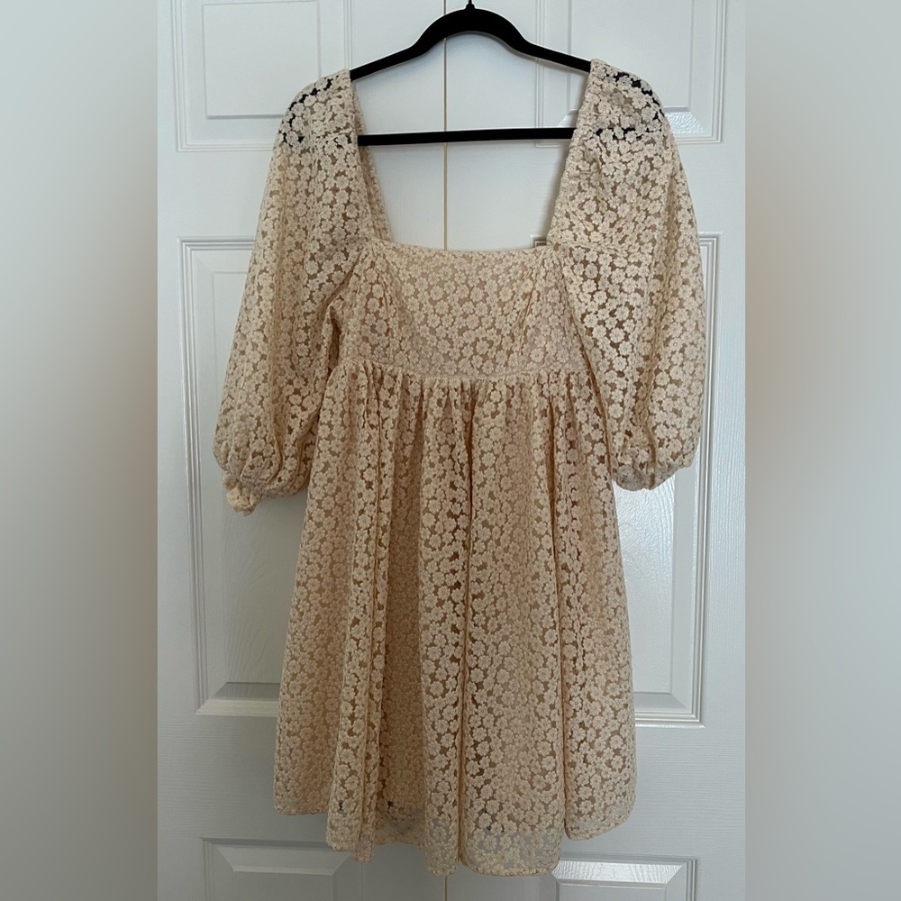 One Loved Babe Storia Champagne Problems Dress